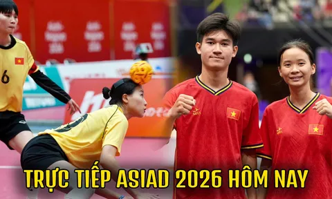 VTV6 trực tiếp ASIAD 2026 hôm nay 1/10 - Đoàn thể thao Việt Nam giành thêm HCV, bứt phá trên Bảng tổng sắp?