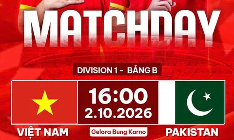 FPT, TV360 trực tiếp bóng đá Việt Nam vs Pakistan - Cập nhật link xem trực tiếp FIFA ASEAN Cup 2026