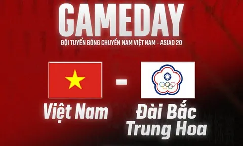 VTV trực tiếp bóng chuyền Việt Nam vs Đài Loan - Link xem trực tiếp bóng chuyền nam ASIAD 2026 hôm nay