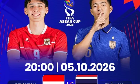 FPTPlay trực tiếp FIFA ASEAN Cup 2026 hôm nay 5/10 - Link xem trực tiếp ĐT Thái Lan vs ĐT Indonesia