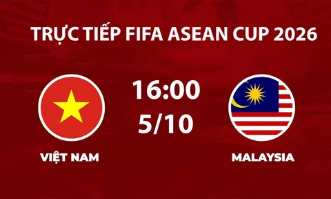 VTV5, VTV6 TRỰC TIẾP bóng đá hôm nay 5/10 - Link xem tuyển Việt Nam vs Malaysia mới nhất