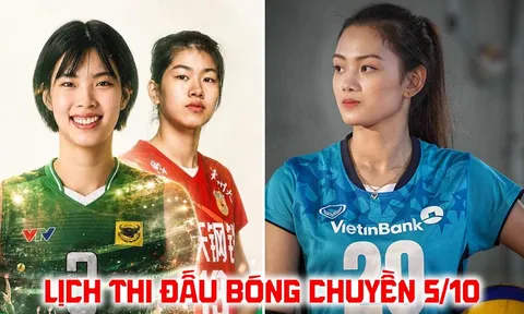 Lịch thi đấu bóng chuyền hôm nay 5/10: VTV Bình Điền Long An đấu Vietinbank ở giải VĐQG Việt Nam khi nào?