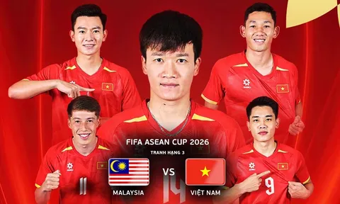 FPTPlay trực tiếp bóng đá Malaysia vs Việt Nam 16h ngày 5/10 - Link xem trực tiếp FIFA ASEAN Cup 2026