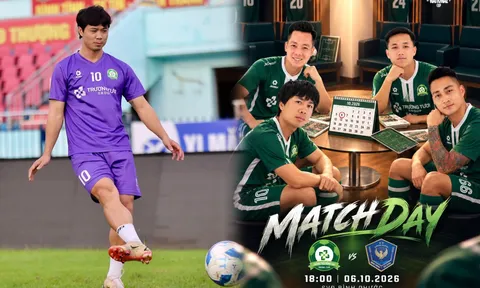 Lịch thi đấu bóng đá Việt Nam hôm nay 6/10: Công Phượng tái xuất sau FIFA ASEAN Cup 2026