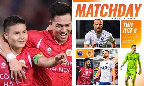 Kết quả, tỷ số Shopee Cup hôm nay 8/10: Quang Hải tỏa sáng, CLB CAHN thắng đậm ở Cúp C1 Đông Nam Á?