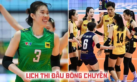 Lịch thi đấu bóng chuyền hôm nay 11/10: VTV BĐ Long An đấu LPBank Ninh Bình ở giải VĐQG khi nào?