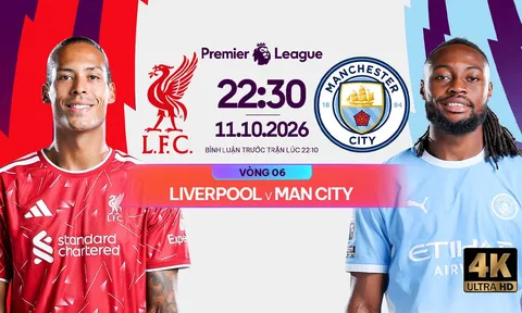 FPTPlay trực tiếp bóng đá Ngoại hạng Anh hôm nay 11/10 - Link xem trực tiếp Liverpool vs Man City