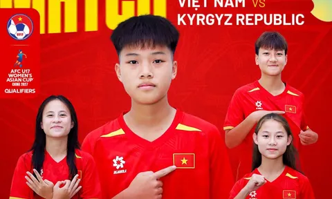 VFF, TV360 trực tiếp bóng đá U17 Việt Nam vs U17 Kyrgyzstan - Link trực tiếp Vòng loại U17 nữ châu Á