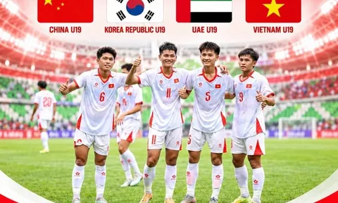 CHÍNH THỨC: U19 Việt Nam tham dự giải Tứ hùng với Trung Quốc, Hàn Quốc và UAE