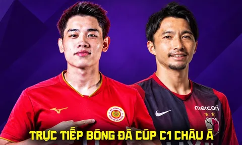 VTV6 VTVGo trực tiếp bóng đá CAHN vs Kashima Antlers - Link xem trực tiếp Cúp C1 châu Á hôm nay 13/10