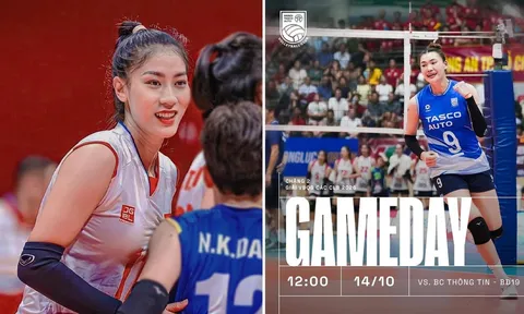 Trực tiếp bóng chuyền nữ Hà Nội Tasco vs BCTT BĐ19 12h ngày 14/10 - Link xem trực tiếp giải VĐQG Việt Nam