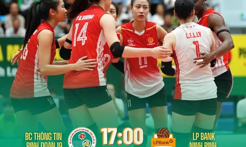 VTV trực tiếp bóng chuyền nữ LP Bank Ninh Bình vs BC Thông Tin BĐ19 - Link trực tiếp giải VĐQG 2026