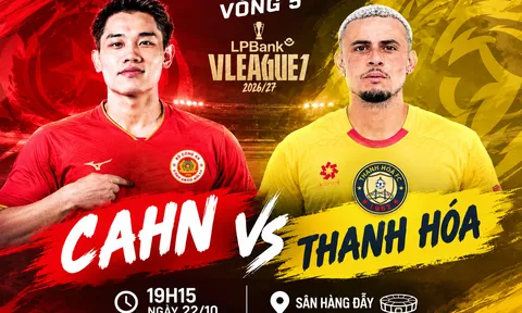 VTV6 trực tiếp bóng đá CAHN vs Thanh Hóa - Link xem trực tiếp V.League mới nhất trên VTV