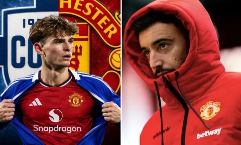 Bruno Fernandes đếm ngược ngày rời Old Trafford, Man United kích hoạt bom tấn Nico Paz thay thế?
