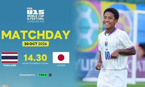 KẾT QUẢ BÓNG ĐÁ U15 Thái Lan vs U15 Nhật Bản hôm nay 30/10 - World Cup 2026: Địa chấn xuất hiện