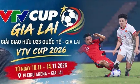 Xem TRỰC TIẾP U23 Việt Nam đấu U23 Singapore ở đâu, kênh nào? Kênh xem miễn phí Gia Lai VTV Cup 2026