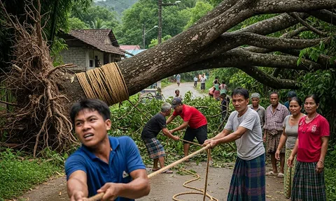 Người kéo cây…!