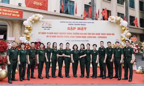 Khoa Thanh nhạc, Trường Đại học Văn hóa Nghệ thuật Quân đội gửi lời cảm ơn