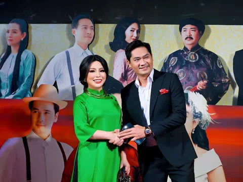 Diễn viên Minh Luân đến chúc mừng hoa hậu Kristine Thảo Lâm ra mắt phim