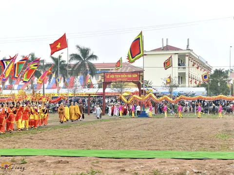 PHOTO: Lễ hội Tịch Điền Đọi Sơn 2024 - Ngày hội xuống đồng lớn nhất vùng đồng bằng Bắc Bộ