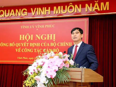 Vĩnh Phúc tiếp tục kiện toàn cán bộ chủ chốt