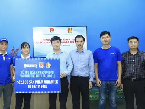 Vinamilk kịp thời hỗ trợ 550.000 sản phẩm thiết yếu cho người dân vùng bão lũ