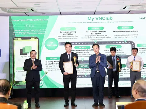 Herbalife Việt Nam đạt giải thưởng “Top Công Nghiệp 4.0 Việt Nam 2024” với Ứng dụng My VNClub