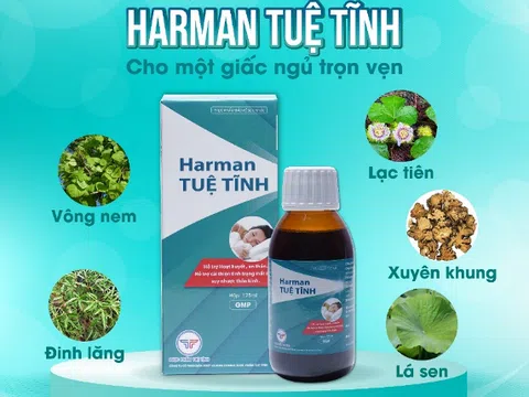 Dược phẩm Tuệ Tĩnh ra mắt thực phẩm bảo vệ sức khỏe Harman Tuệ Tĩnh dành cho người mất ngủ