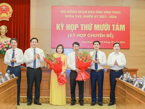 Vĩnh Phúc có tân Phó Chủ tịch HĐND và hai Phó Chủ tịch UBND tỉnh nhiệm kỳ 2021 - 2026