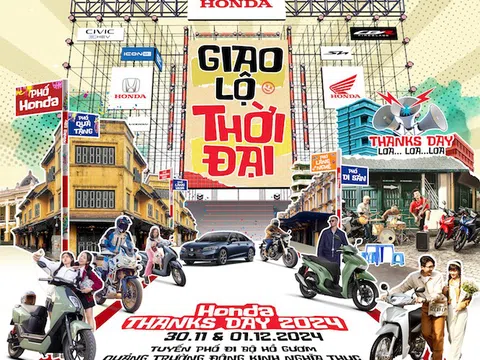 Honda tổ chức ngày hội Honda Thanks Day 2024: Trải nghiệm Hành trình Honda trong dòng chảy văn hóa lịch sử Hà Nội