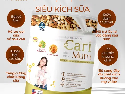 Địa chỉ mua sữa hạt lợi sữa Cari Mum uy tín và an toàn cho mẹ bầu