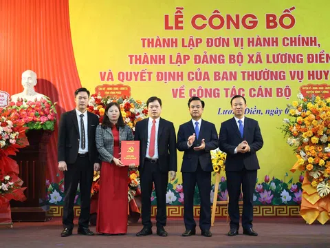 Vĩnh Phúc: Thành lập Đảng bộ xã Lương Điền, huyện Vĩnh Tường