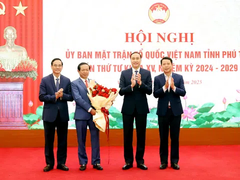 Phú Thọ có tân Chủ tịch Ủy ban MTTQ tỉnh khóa XV, nhiệm kỳ 2024-2029