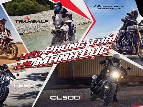 Honda Việt Nam giới thiệu các mẫu xe phân khối lớn REBEL 500, CL500, CB1000 Hornet,  XL750 Transalp, CRF1100L Africa Twin phiên bản 2025