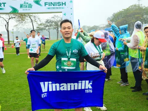 Vinamilk đồng hành cùng Giải chạy 'Run With Me - Cộng Đồng Khỏe'