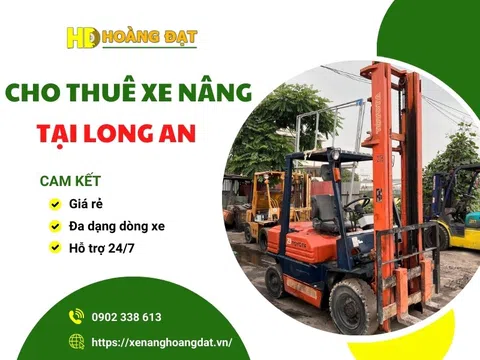 Xe nâng Hoàng Đạt - Cho thuê xe nâng tại Long An