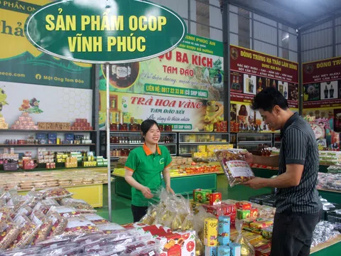 Vĩnh Phúc: Trạm dừng nghỉ IC4 Tam Đảo Xanh quảng bá sản phẩm đặc trưng địa phương