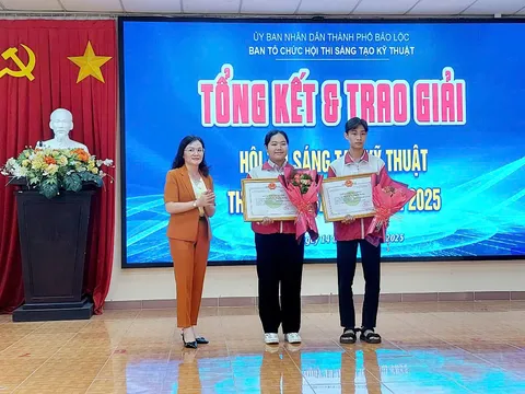 Lâm Đồng: TP Bảo Lộc tổng kết và trao giải Hội thi sáng tạo kỹ thuật thành phố năm 2025