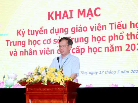 Phú Thọ: Khai mạc kỳ thi tuyển dụng giáo viên nhân viên các cấp học năm 2025