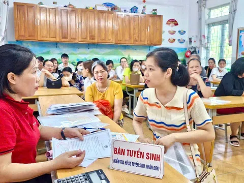 Phú Thọ: Các trường tiểu học (TP. Việt Trì) tuyển sinh đầu cấp lớp 1 khách quan, công bằng