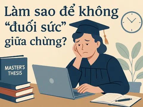 Học viên cao học và hành trình hoàn thành luận văn: Làm sao để không "đuối sức" giữa chừng?
