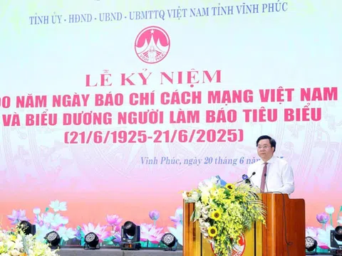 Vĩnh Phúc: Báo chí tiếp tục tiến bước mạnh mẽ, vững chắc trong kỷ nguyên mới