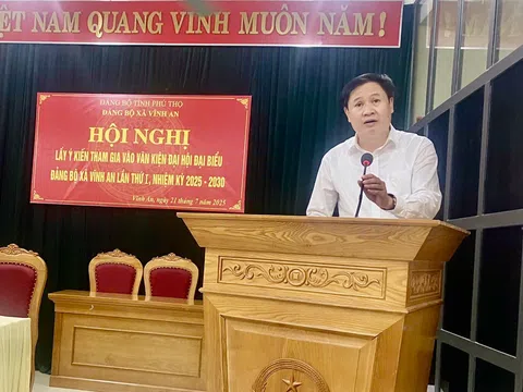 Phú Thọ: Vĩnh An thảo luận dự thảo văn kiện Đại hội Đảng bộ xã lần thứ Nhất