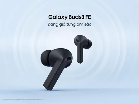 Samsung ra mắt tai nghe Galaxy Buds3 FE: Thiết kế biểu tượng, âm thanh cải tiến, tích hợp Galaxy AI