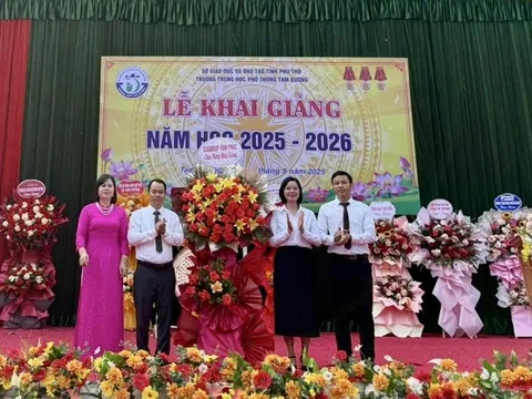 Phú Thọ: Trường THPT Tam Dương khai giảng năm học mới với nhiều kỳ vọng bứt phá