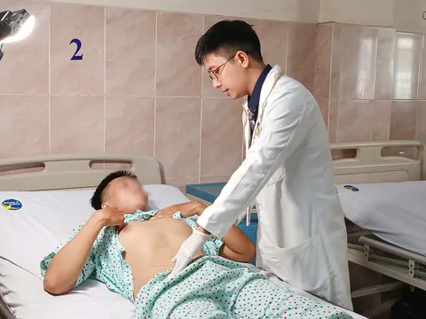 Cứu sống nam thanh niên vỡ gan sau tai nạn giao thông
