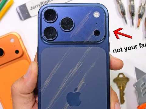 Hé lộ nguyên nhân iPhone 17 Pro dễ trầy xước, bất ngờ nằm ở cụm camera