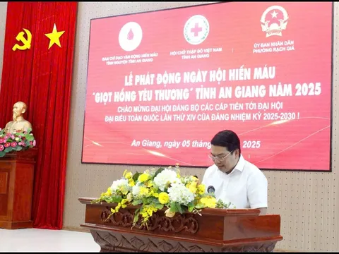 An Giang: Ngày Hội hiến máu “Giọt hồng yêu thương”