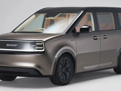 Sharp gây sốt với minivan điện thông minh, biến xe thành “căn nhà di động” cho gia đình