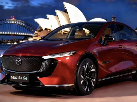 Mazda 6e ra mắt: Kế thừa tinh thần của Mazda 6, tầm hoạt động hơn 1300 km